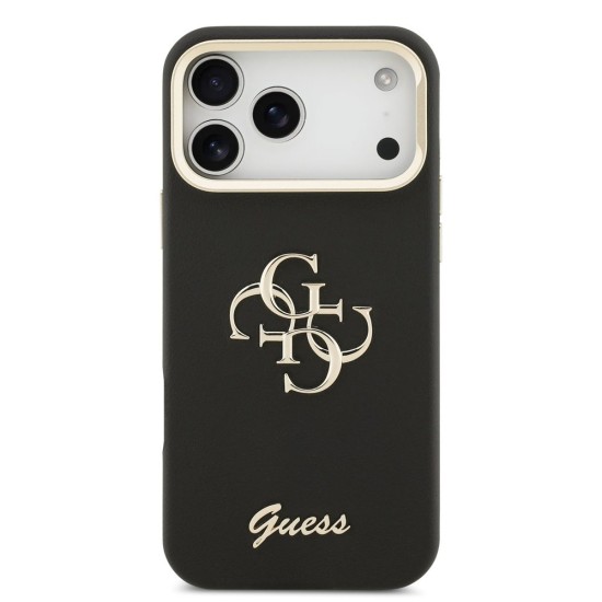 Husa Guess PU Grained 4G Logo Stand Camera Frame pentru iPhone 17 Pro Max, Neagra Husa Guess PU Grained 4G Logo Stand Camera Frame pentru iPhone 17 Pro Max, Neagra (Bakr, GUHCP17XPCS4GSK) by www.silkase.ro