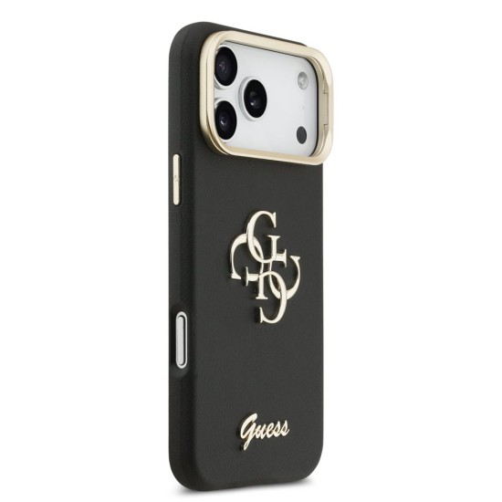 Husa Guess PU Grained 4G Logo Stand Camera Frame pentru iPhone 17 Pro Max, Neagra Husa Guess PU Grained 4G Logo Stand Camera Frame pentru iPhone 17 Pro Max, Neagra (Bakr, GUHCP17XPCS4GSK) by www.silkase.ro