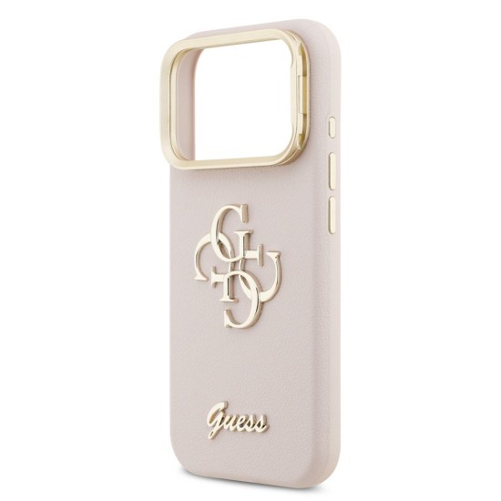 Husa Guess PU Grained 4G Logo Stand Camera Frame pentru iPhone 17 Pro, Roz Husa Guess PU Grained 4G Logo Stand Camera Frame pentru iPhone 17 Pro, Roz (Bakr, GUHCP17LPCS4GSP) by www.silkase.ro