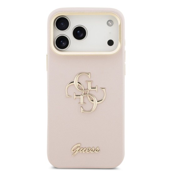 Husa Guess PU Grained 4G Logo Stand Camera Frame pentru iPhone 17 Pro Max, Roz Husa Guess PU Grained 4G Logo Stand Camera Frame pentru iPhone 17 Pro Max, Roz (Bakr, GUHCP17XPCS4GSP) by www.silkase.ro