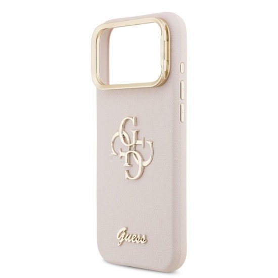 Husa Guess PU Grained 4G Logo Stand Camera Frame pentru iPhone 17 Pro Max, Roz Husa Guess PU Grained 4G Logo Stand Camera Frame pentru iPhone 17 Pro Max, Roz (Bakr, GUHCP17XPCS4GSP) by www.silkase.ro