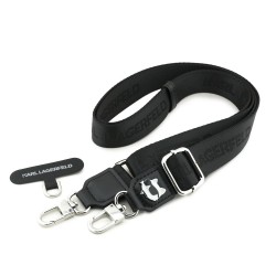Curea de Umăr Universală (Crossbody Strap) Karl Lagerfeld Choupette Patch, Neagra