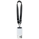 Curea de Umăr Universală (Crossbody Strap) Karl Lagerfeld Choupette Patch, Neagra (Bakr, KLUCNCHPSPK) by www.silkase.ro