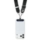 Curea de Umăr Universală (Crossbody Strap) Karl Lagerfeld Choupette Patch, Neagra (Bakr, KLUCNCHPSPK) by www.silkase.ro