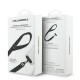 Curea de Umăr Universală (Crossbody Strap) Karl Lagerfeld Choupette Patch, Neagra (Bakr, KLUCNCHPSPK) by www.silkase.ro