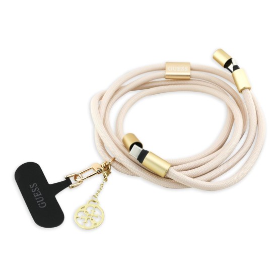 Curea Crossbody Guess 4G Charm cu Cablu USB-C la USB-C, Bej (Bakr, GUCCUCNY4GDE) by www.silkase.ro