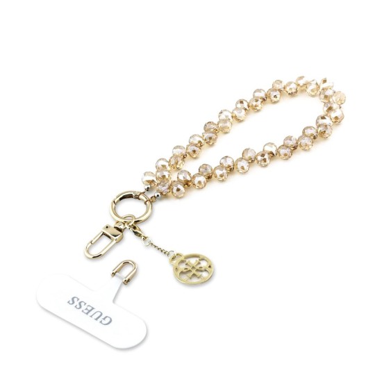 Curea de Mână Universală Guess Crystals 4G Charm, Aurie (Bakr, GUUCMDG4CD) by www.silkase.ro