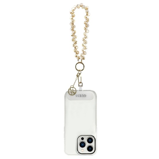 Curea de Mână Universală Guess Crystals 4G Charm, Aurie (Bakr, GUUCMDG4CD) by www.silkase.ro