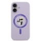 Husa Karl Lagerfeld Liquid Silicone Karl and Choupette MagSafe pentru iPhone 17, Mov Husa Karl Lagerfeld Liquid Silicone Karl and Choupette MagSafe pentru iPhone 17, Mov (Bakr, KLHMP17SSCMKCRHU) by www.silkase.ro