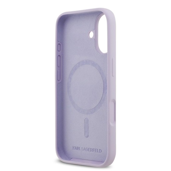 Husa Karl Lagerfeld Liquid Silicone Karl and Choupette MagSafe pentru iPhone 17, Mov Husa Karl Lagerfeld Liquid Silicone Karl and Choupette MagSafe pentru iPhone 17, Mov (Bakr, KLHMP17SSCMKCRHU) by www.silkase.ro