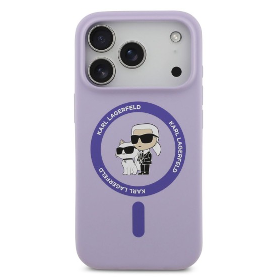 Husă Karl Lagerfeld Liquid Silicone Karl and Choupette MagSafe pentru iPhone 17 Pro Mov Husă Karl Lagerfeld Liquid Silicone Karl and Choupette MagSafe pentru iPhone 17 Pro Mov (Bakr, KLHMP17LSCMKCRHU) by www.silkase.ro