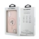 Husa Karl Lagerfeld Liquid Silicone Karl and Choupette MagSafe pentru iPhone 17, Roz (Bakr, KLHMP17SSCMKCRHP) by www.silkase.ro