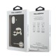 Husa Karl Lagerfeld Liquid Silicone Double Heads MagSafe pentru iPhone 17, Neagra (Bakr, KLHMP17SSKCHPPLK) by www.silkase.ro