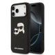 Husa Karl Lagerfeld Liquid Silicone Double Heads MagSafe pentru iPhone 17 Pro Max, Neagra (Bakr, KLHMP17XSKCHPPLK) by www.silkase.ro