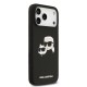 Husa Karl Lagerfeld Liquid Silicone Double Heads MagSafe pentru iPhone 17 Pro Max, Neagra (Bakr, KLHMP17XSKCHPPLK) by www.silkase.ro