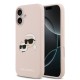 Husa Karl Lagerfeld Liquid Silicone Double Heads MagSafe pentru iPhone 17, Roz (Bakr, KLHMP17SSKCHPPLP) by www.silkase.ro