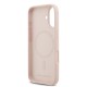 Husa Karl Lagerfeld Liquid Silicone Double Heads MagSafe pentru iPhone 17, Roz (Bakr, KLHMP17SSKCHPPLP) by www.silkase.ro