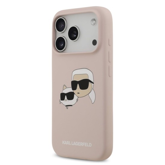 Husă Karl Lagerfeld Liquid Silicone Double Heads MagSafe pentru iPhone 17 Pro Roz Husă Karl Lagerfeld Liquid Silicone Double Heads MagSafe pentru iPhone 17 Pro Roz (Bakr, KLHMP17LSKCHPPLP) by www.silkase.ro