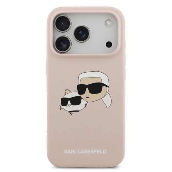 Husă Karl Lagerfeld Liquid Silicone Double Heads MagSafe pentru iPhone 17 Pro Roz Husă Karl Lagerfeld Liquid Silicone Double Heads MagSafe pentru iPhone 17 Pro Roz (Bakr, KLHMP17LSKCHPPLP) by www.silkase.ro