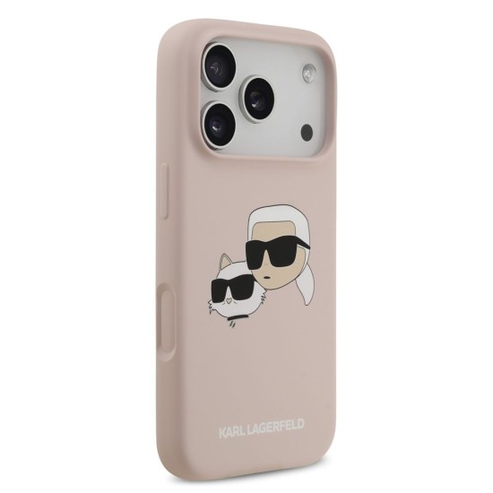 Husă Karl Lagerfeld Liquid Silicone Double Heads MagSafe pentru iPhone 17 Pro Roz Husă Karl Lagerfeld Liquid Silicone Double Heads MagSafe pentru iPhone 17 Pro Roz (Bakr, KLHMP17LSKCHPPLP) by www.silkase.ro