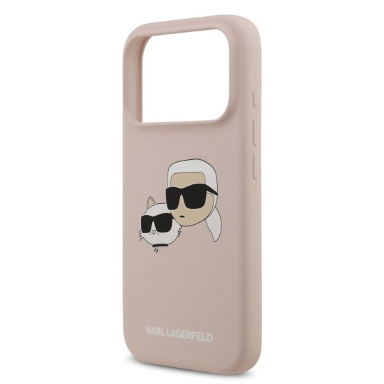 Husă Karl Lagerfeld Liquid Silicone Double Heads MagSafe pentru iPhone 17 Pro Roz Husă Karl Lagerfeld Liquid Silicone Double Heads MagSafe pentru iPhone 17 Pro Roz (Bakr, KLHMP17LSKCHPPLP) by www.silkase.ro