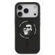 Husa Karl Lagerfeld Liquid Silicone Karl and Choupette MagSafe pentru iPhone 17 Pro Max, Neagra (Bakr, KLHMP17XSCMKCRHK) by www.silkase.ro