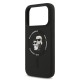 Husa Karl Lagerfeld Liquid Silicone Karl and Choupette MagSafe pentru iPhone 17 Pro Max, Neagra (Bakr, KLHMP17XSCMKCRHK) by www.silkase.ro