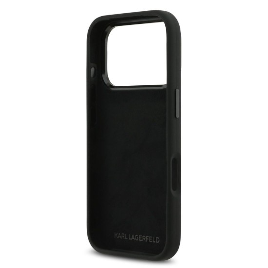 Husa Karl Lagerfeld Liquid Silicone Metal Ikonik pentru iPhone 17 Pro, Neagra Husa Karl Lagerfeld Liquid Silicone Metal Ikonik pentru iPhone 17 Pro, Neagra (Bakr, KLHCP17LSMHKNPK) by www.silkase.ro