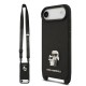 Husa Crossbody Karl Lagerfeld Saffiano Metal Karl and Choupette pentru iPhone Air, Neagra (Bakr, KLHCP17MSAKCPBK) by www.silkase.ro