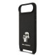 Husa Crossbody Karl Lagerfeld Saffiano Metal Karl and Choupette pentru iPhone Air, Neagra (Bakr, KLHCP17MSAKCPBK) by www.silkase.ro