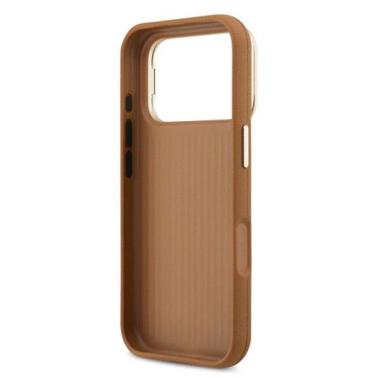 Husa Guess PU Grained 4G Logo Stand Camera Frame pentru iPhone 17 Pro, Maro Husa Guess PU Grained 4G Logo Stand Camera Frame pentru iPhone 17 Pro, Maro (Bakr, GUHCP17LPCS4GSW) by www.silkase.ro