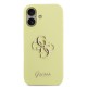 Husa Guess Liquid Silicone 4G Metal Logo pentru iPhone 17, Galbena Husa Guess Liquid Silicone 4G Metal Logo pentru iPhone 17, Galbena (Bakr, GUHCP17SSC4GLMY) by www.silkase.ro