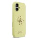 Husa Guess Liquid Silicone 4G Metal Logo pentru iPhone 17, Galbena Husa Guess Liquid Silicone 4G Metal Logo pentru iPhone 17, Galbena (Bakr, GUHCP17SSC4GLMY) by www.silkase.ro