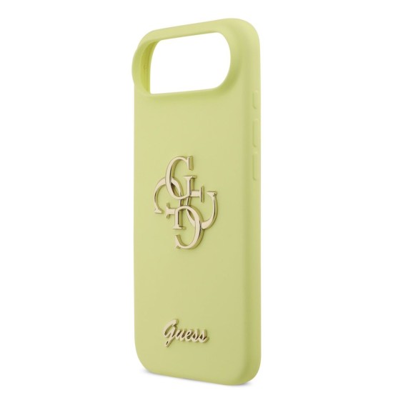 Husa Guess Liquid Silicone 4G Metal Logo pentru iPhone Air, Galbena Husa Guess Liquid Silicone 4G Metal Logo pentru iPhone Air, Galbena (Bakr, GUHCP17MSC4GLMY) by www.silkase.ro