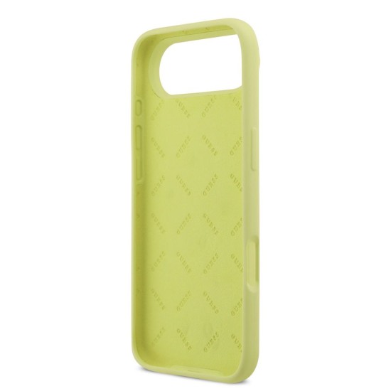 Husa Guess Liquid Silicone 4G Metal Logo pentru iPhone Air, Galbena Husa Guess Liquid Silicone 4G Metal Logo pentru iPhone Air, Galbena (Bakr, GUHCP17MSC4GLMY) by www.silkase.ro