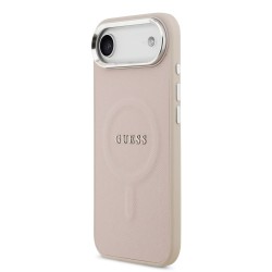 Husa Guess PU Saffiano MagSafe pentru iPhone Air, Roz Husa Guess PU Saffiano MagSafe pentru iPhone Air, Roz
