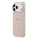 Husa Guess PU Saffiano MagSafe pentru iPhone 17 Pro Max, Roz (Bakr, GUHMP17XPSAREGSP) by www.silkase.ro