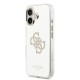 Husa Guess Mirror 4G Glitter Logo MagSafe pentru iPhone 17, Aurie (Bakr, GUHMP17SHMR4GDG) by www.silkase.ro