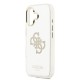 Husa Guess Mirror 4G Glitter Logo MagSafe pentru iPhone 17, Aurie (Bakr, GUHMP17SHMR4GDG) by www.silkase.ro