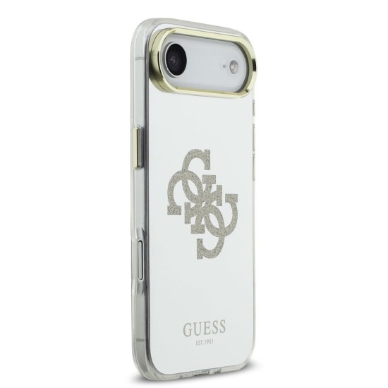 Husa Guess Mirror 4G Glitter Logo MagSafe pentru iPhone Air, Aurie Husa Guess Mirror 4G Glitter Logo MagSafe pentru iPhone Air, Aurie (Bakr, GUHMP17MHMR4GDG) by www.silkase.ro