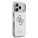 Husa Guess Mirror 4G Glitter Logo MagSafe pentru iPhone 17 Pro, Aurie (Bakr, GUHMP17LHMR4GDG) by www.silkase.ro