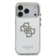 Husa Guess Mirror 4G Glitter Logo MagSafe pentru iPhone 17 Pro Max, Aurie (Bakr, GUHMP17XHMR4GDG) by www.silkase.ro