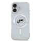 Husa Karl Lagerfeld IML K&CH Heads Metal Frame MagSafe pentru iPhone 17, Transparenta (Bakr, KLHMP17SHLSKCH) by www.silkase.ro