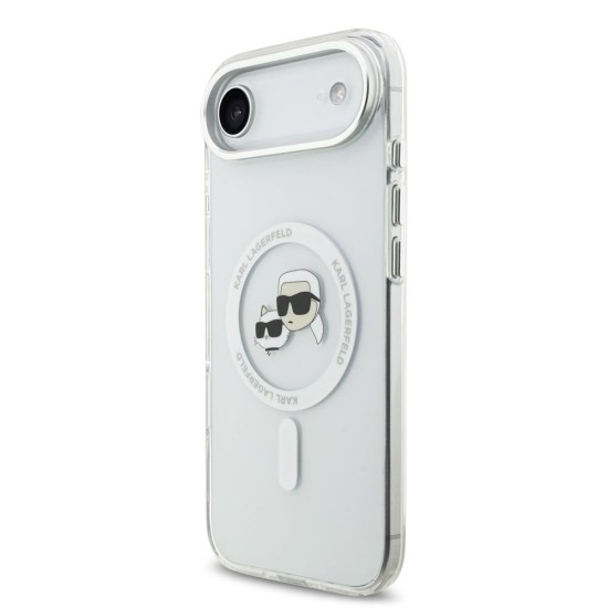 Husa Karl Lagerfeld IML K&CH Heads Metal Frame MagSafe pentru iPhone Air, Transparenta Husa Karl Lagerfeld IML K&CH Heads Metal Frame MagSafe pentru iPhone Air, Transparenta (Bakr, KLHMP17MHLSKCH) by www.silkase.ro