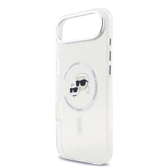 Husa Karl Lagerfeld IML K&CH Heads Metal Frame MagSafe pentru iPhone Air, Transparenta Husa Karl Lagerfeld IML K&CH Heads Metal Frame MagSafe pentru iPhone Air, Transparenta (Bakr, KLHMP17MHLSKCH) by www.silkase.ro