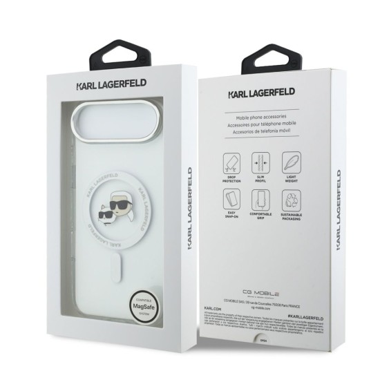 Husa Karl Lagerfeld IML K&CH Heads Metal Frame MagSafe pentru iPhone Air, Transparenta Husa Karl Lagerfeld IML K&CH Heads Metal Frame MagSafe pentru iPhone Air, Transparenta (Bakr, KLHMP17MHLSKCH) by www.silkase.ro