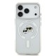 Husa Karl Lagerfeld IML K&CH Heads Metal Frame MagSafe pentru iPhone 17 Pro, Transparenta (Bakr, KLHMP17LHLSKCH) by www.silkase.ro