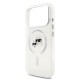 Husa Karl Lagerfeld IML K&CH Heads Metal Frame MagSafe pentru iPhone 17 Pro, Transparenta (Bakr, KLHMP17LHLSKCH) by www.silkase.ro
