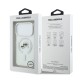 Husa Karl Lagerfeld IML K&CH Heads Metal Frame MagSafe pentru iPhone 17 Pro, Transparenta (Bakr, KLHMP17LHLSKCH) by www.silkase.ro