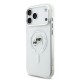 Husa Karl Lagerfeld IML K&CH Heads Metal Frame MagSafe pentru iPhone 17 Pro Max, Transparenta (Bakr, KLHMP17XHLSKCH) by www.silkase.ro